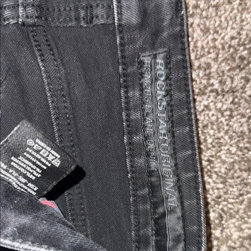 Men's Edgy Black Skinny Jeans